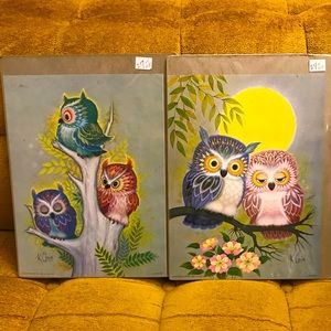 Vintage Owl Prints